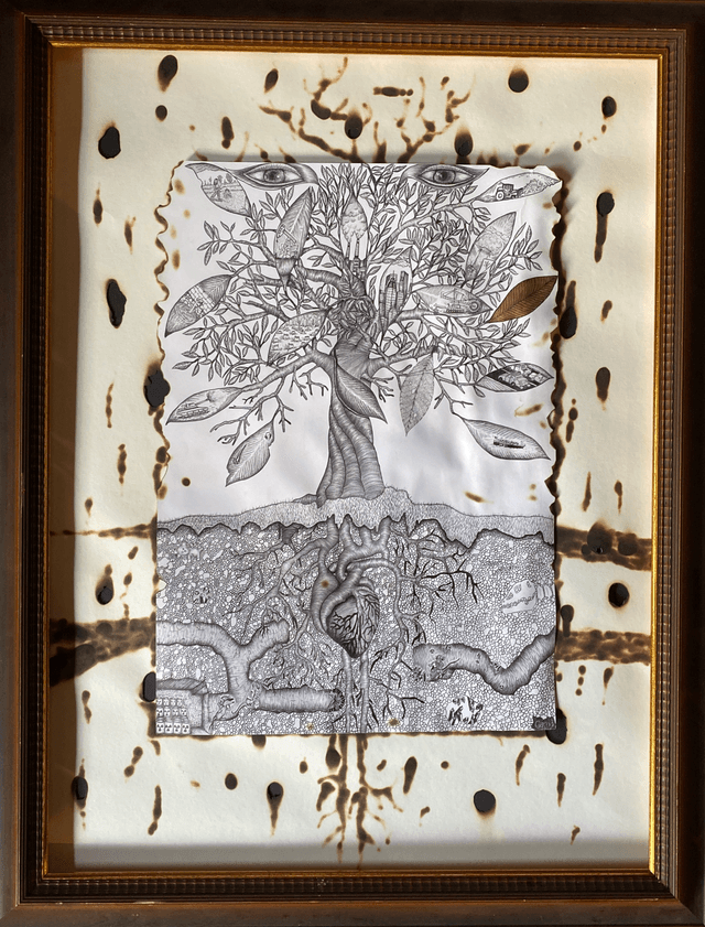 Kunstwerk von Garo - Zerstörung der Natur 1